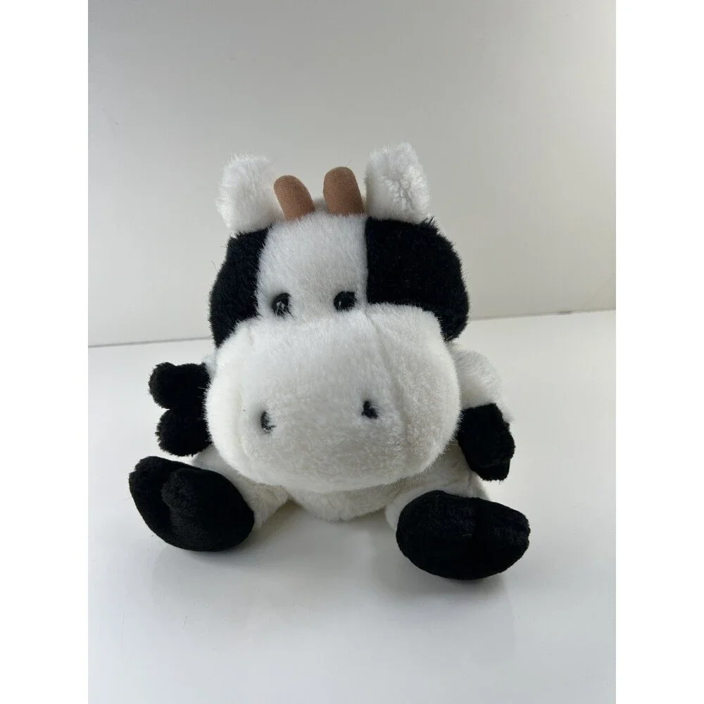 DGE Snuggie Hand Puppet Cow Toy Plush Vintage 1999 Stuffed Animal 9